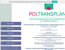 Tablet Screenshot of poltransplant.org.pl